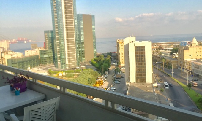 Antelias Apartment | Relax in a Penthouse with Mediterranean Views