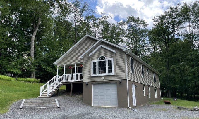 Gouldsboro House | Ideal Retreat: Hot Tub, Game Room & Pet-Friendly Comfort
