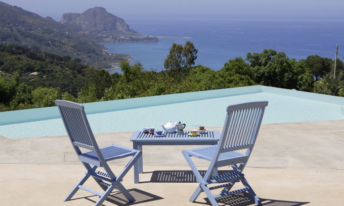 Cefalu Villa | Ideal Retreat with Ocean Views and Organic Garden Amenities