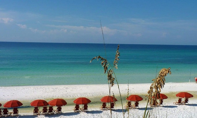 Santa Rosa Beach Condo | Beachfront Bliss: 2 Bedroom Condo with Ocean Views