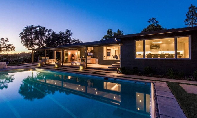 Sonoma Villa | Unforgettable Twilight Ridge: Pool, Hot Tub & Bay Views