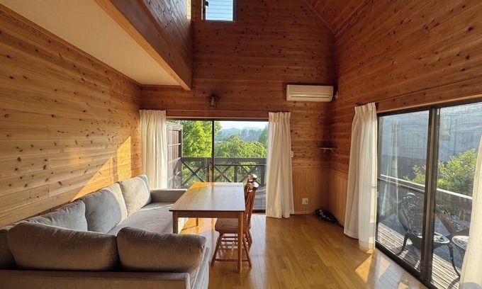 Amagase Onsen House | A private villa with a sauna and a hot spring dire/Hita Ōita