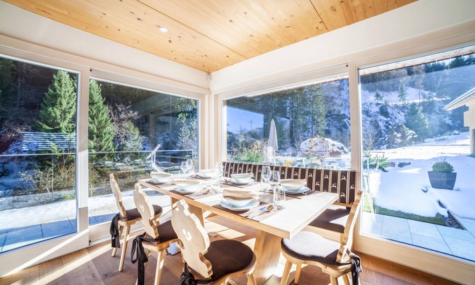 San Pancrazio Ski Chalet | Top-Rated Val d'Ultimo Retreat with Spa & Pool Access