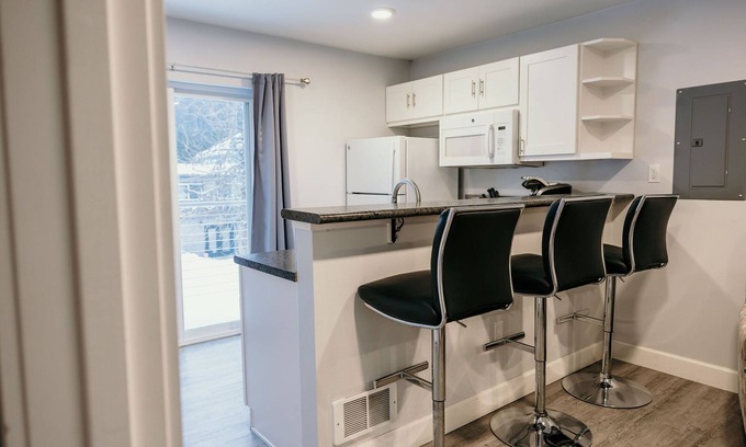 Sitka Condo | Top-Rated Quad-Plex with Pet-Friendly Studio Living