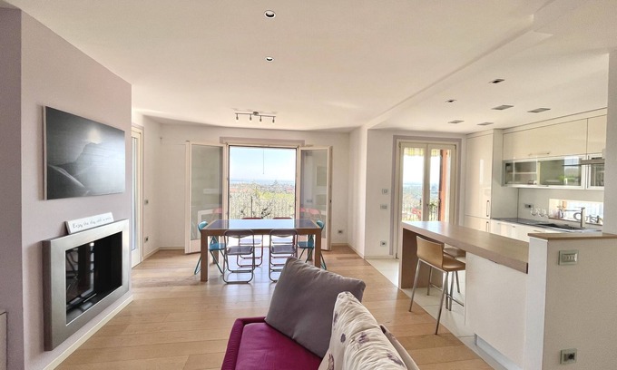 Padenghe sul Garda Apartment | Serene Terrace with Breathtaking Lake Garda Views