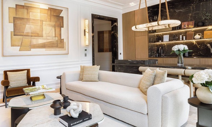 Chaillot Apartment | A Somptuous 3-BR/3BA with services in Champs Elysées