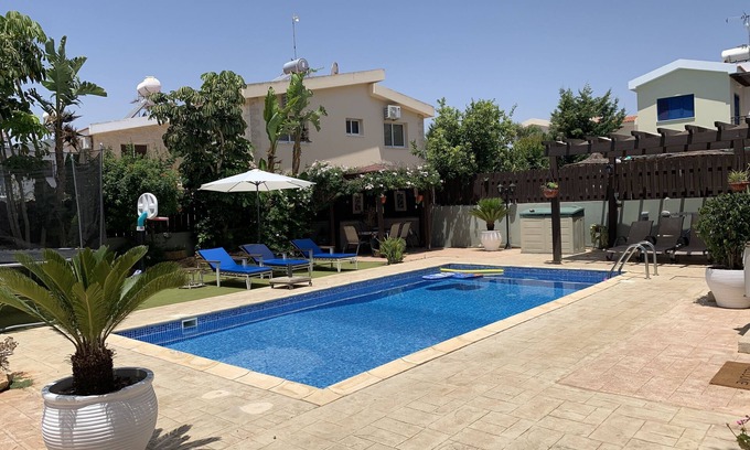 Ayia Thekla Villa | Dreamy Beach Villa with Private Pool & Scenic Gardens