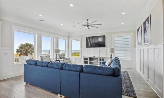 Cherry Grove Beach House | Relaxing Getaway by the Sea - Pool, Hot Tub & Game Room
