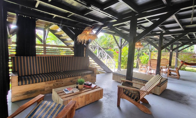 Big Creek House | Oceanfront Tropical Garden House with Pool and Spa