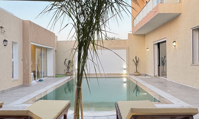 Djerba Midun Villa | Peaceful Retreat with Ocean View and Private Pool