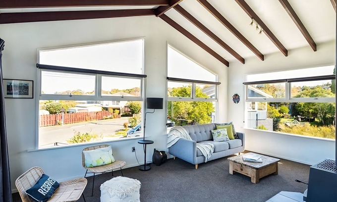 Ruby Bay House | Idyllic Stones Throw Beach House with Oceanfront Views