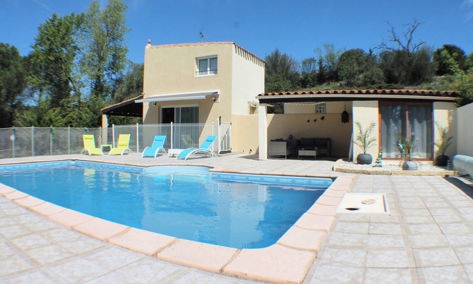 Villedubert House | Relaxing Retreat Near Canal du Midi with Private Pool