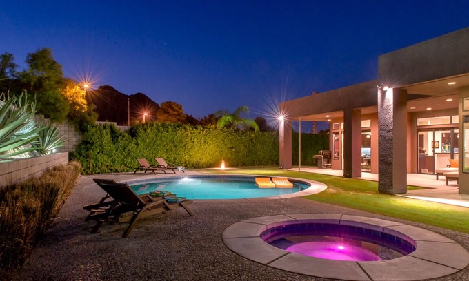 Magnesia Falls Cove House | Enchanting Desert Retreat with Pool & Spa Amenities