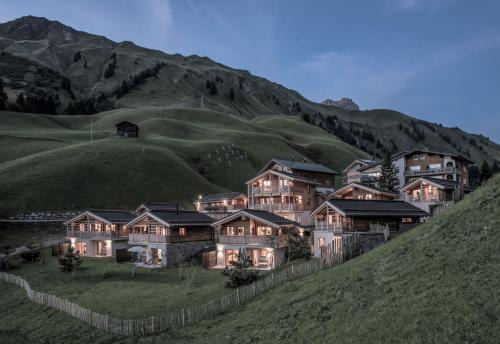 Schroecken Ski Chalet | Exquisite Aadla Walser-Chalets with Private Hot Tub & Sauna
