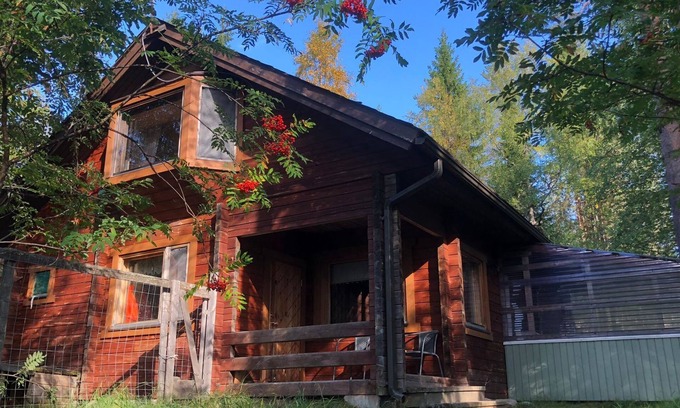 Taivalkoski House | Serene Aarnitupa by Interhome: Lake View & Spa Retreat