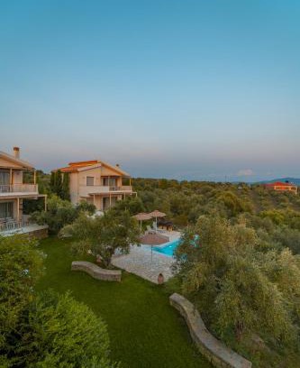 Pylos-Nestoras Apartment | Elegant Abelia Villas: 4-Star Retreat with Pool Access