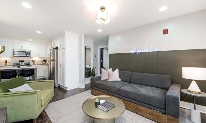 Salemtown Apartment | Explore Abode in Germantown: 2 Bdrm with Outdoor Terrace