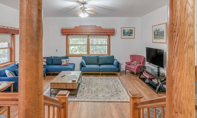 Hathaway Pines Cabin | Discover ABOVE IT ALL: Unique Mountain Retreat for 15