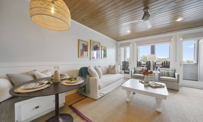Seaside Condo | Beautiful Above Seaside Amphitheater with Gulf Views