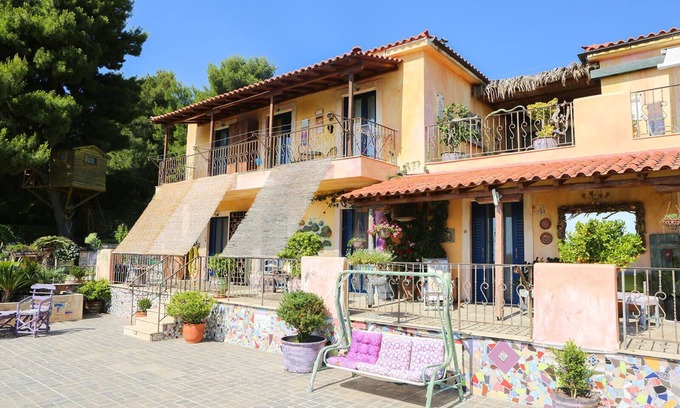Achladies Apartment | Coastal Getaway: Villa Stratos with Majestic Ocean Views