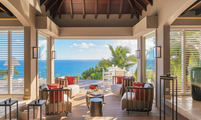 Anse de Toiny Villa | Experience Acamar in Toiny: Oceanfront Oasis with Pool