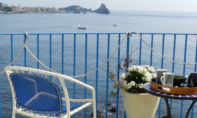 Aci Castello Apartment | Exquisite Aci Castello Suite with Ocean View & Pool