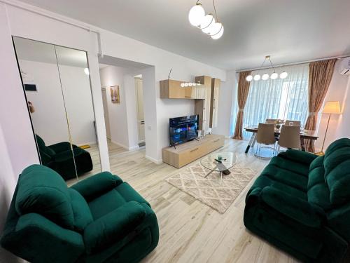 Pipera Apartment | Elegant 3-Bedroom Apartment with Oceanfront Views