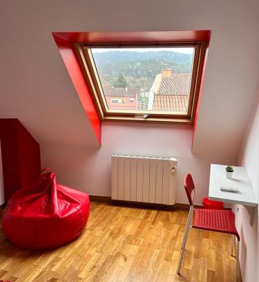 O Porrino Apartment | Cozy Attic Apartment in O Porriño - Child Friendly Stay