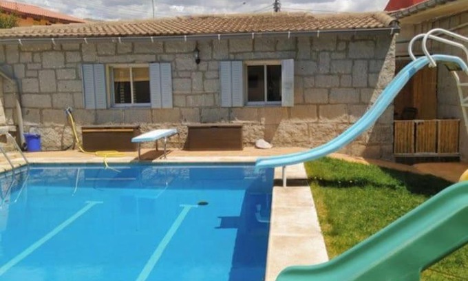 Becerril de la Sierra Apartment | Cozy Stone Loft with Pool and Ocean Views - Rated 9.1/10