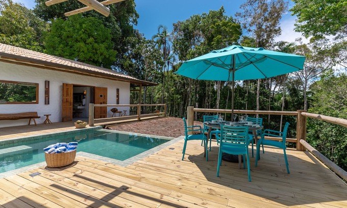Trancoso House | Relaxing Retreat with Pool at Casa 5 Elementos Trancoso