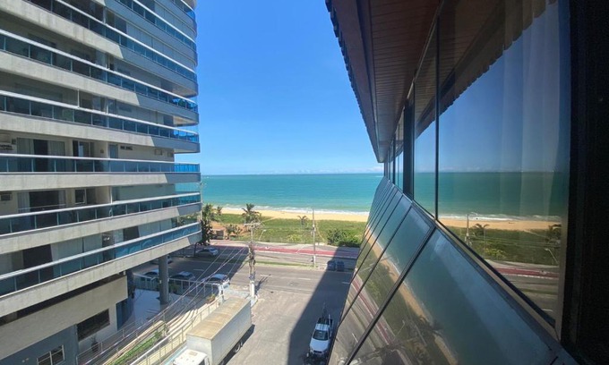 Vila Velha Apartment | Beachfront Haven with Ocean Views and Top Guest Ratings