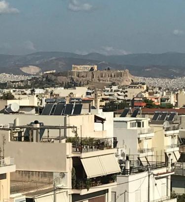 Dafni Apartment | Budget-Friendly Acropolis View with Family and Pet Amenities