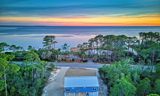 Carrabelle House | Oceanfront Haven with Sunrise Views and Screened Porch