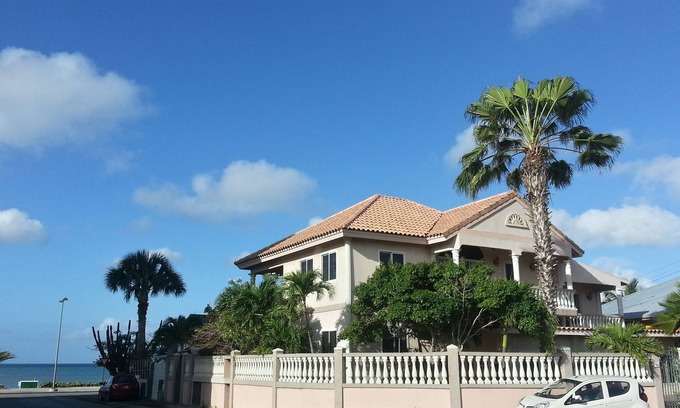 Oranjestad Apartment | Oceanfront Retreat: Perfect Location Near Everything!
