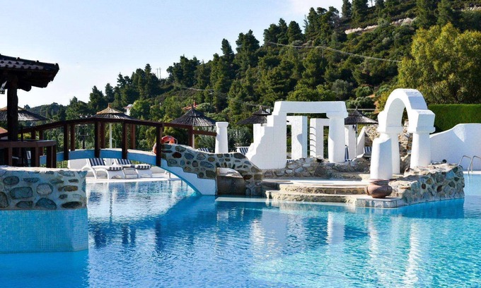 Elia Nikitis Hotel | Elegant Acrotel Athena Residence with Ocean View & Spa