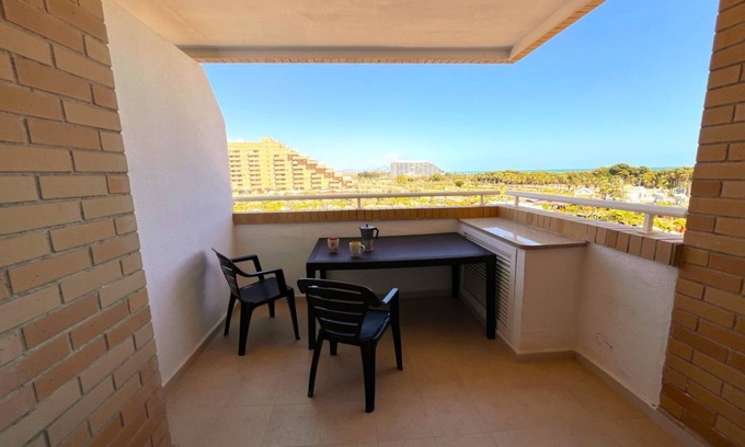 Marina d'Or Apartment | Top-Rated ACV - Costa Azahar II with Ocean View & Pool