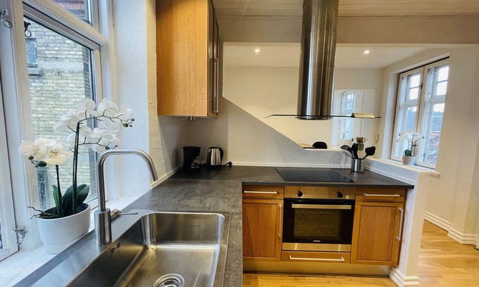 Aalborg Midtby Apartment | Cozy 2 Bedroom Apartment with Spa in Aalborg City Center