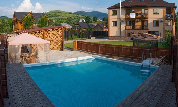 Mizhhirya Apartment | Premier Stay at Adele: 10/10 Rated with Pool & Hot Tub