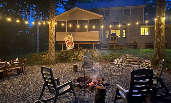 Fort Ann House | Idyllic Adirondack Lake Home with Private Dock & Pool
