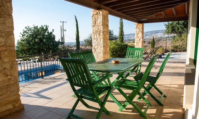 Pegeia Villa | Adonis Villa: Pet-Friendly Retreat with Private Pools