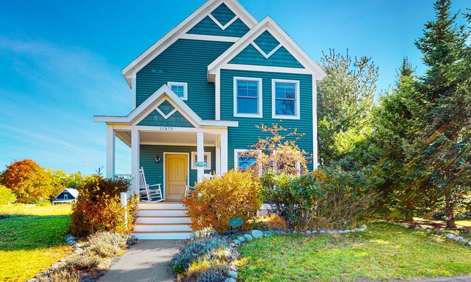 Empire House | Charming Farmhouse Retreat with Lake Access and Great Amenities