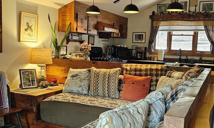North Creek Ski Chalet | Cozy Adirondack Chalet with Spa & Family-Friendly Amenities