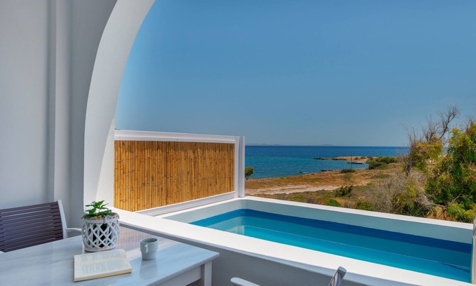 Azolimnos Hotel | Discover Aegean Paradiso: Pool, Spa, and Family Friendly