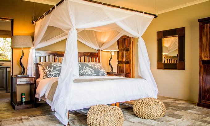 Grahamstown Cabin | Experience African Safari Lodge: Rated 9/10 with Hot Tub