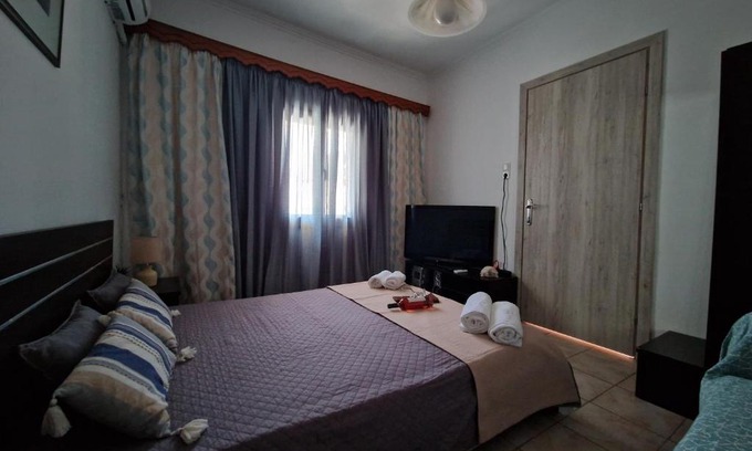 Eresos Apartment | Family-Friendly Escape at Afroditi's 2 with High Ratings