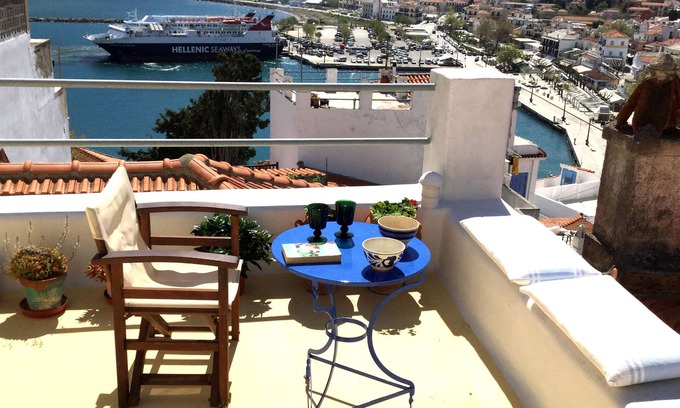 Skopelos House | Agapi Nefeli: Rooftop Oasis with Sea Views in Skopelos