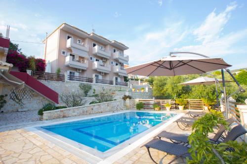 Sivota Apartment | Oceanfront Agathi Apartments: Guest Rated 9.5 with Pool