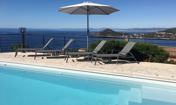 Antheor Villa | AGAY - Villa with Heated Pool & Breathtaking Ocean Views