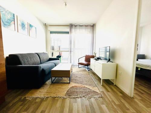 Sarcelles Apartment | Cozy 2-Bedroom Retreat with Balcony & Parking