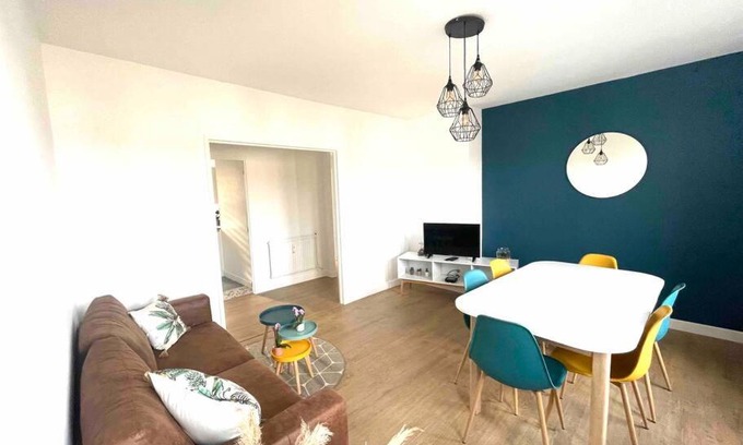 Besancon Apartment | Comfortable 3-Bedroom Le Muguet: Family & Pet Friendly
